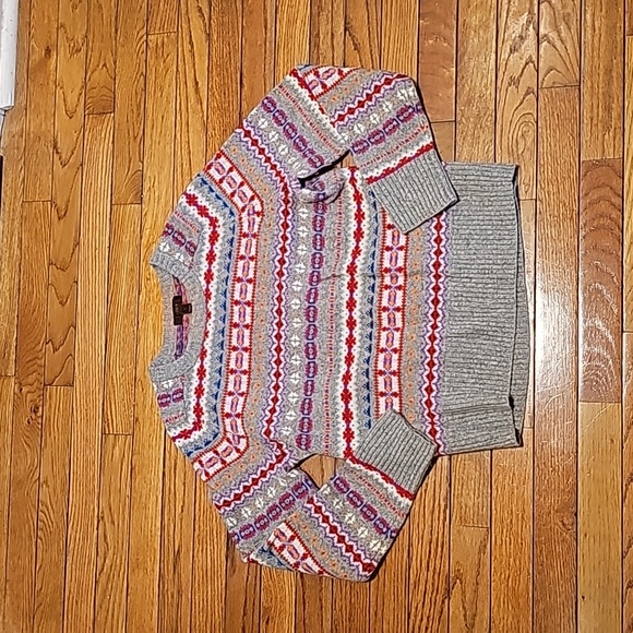 Gap fair isle patterned wool sweater women’s size medium NWOT - Picture 1 of 3